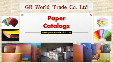 GB World Trade Co. Ltd – Paper Catalogs featuring colored paper sheets, rolls, and stock lots for export and industrial supply from South Korea by www.gbworldtradecoltd.com